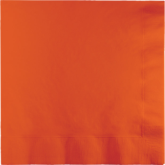 Sunkissed Orange 2-Ply Luncheon Napkins 600 ct