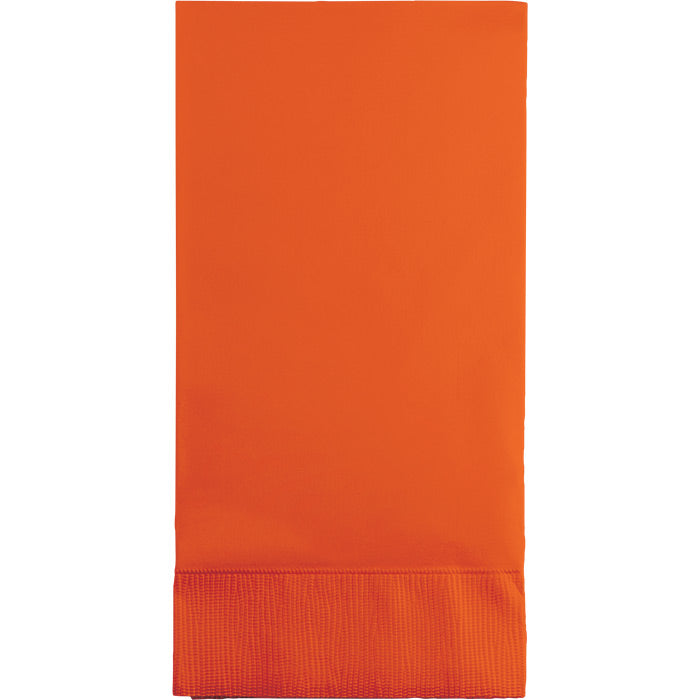 Sunkissed Orange 3-Ply Guest Towels 192 ct