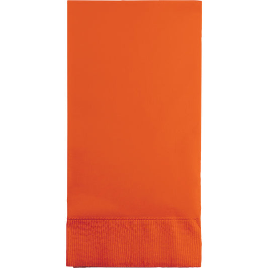 Sunkissed Orange 3-Ply Guest Towels 192 ct