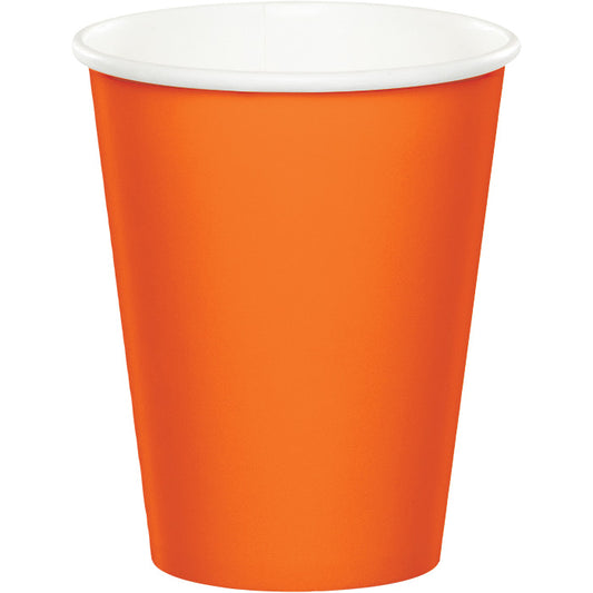 Sunkissed Orange 9 oz Hot & Cold Cups 240 ct