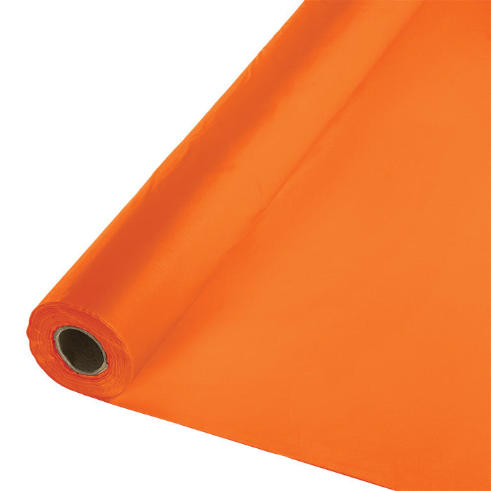 Sunkissed Orange Banquet Table Roll 1 ct