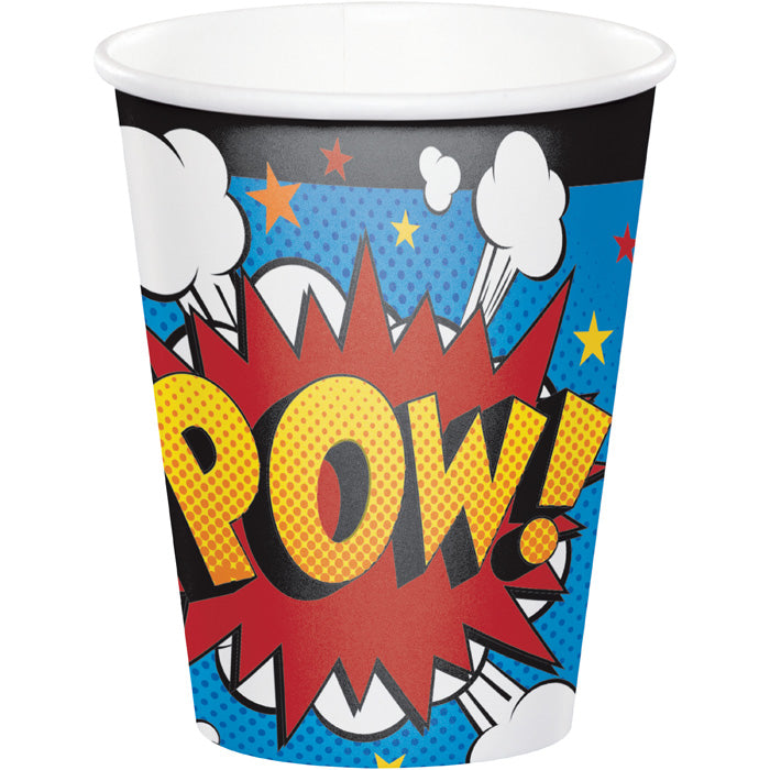 Superhero Slogans Paper Cups 96 ct