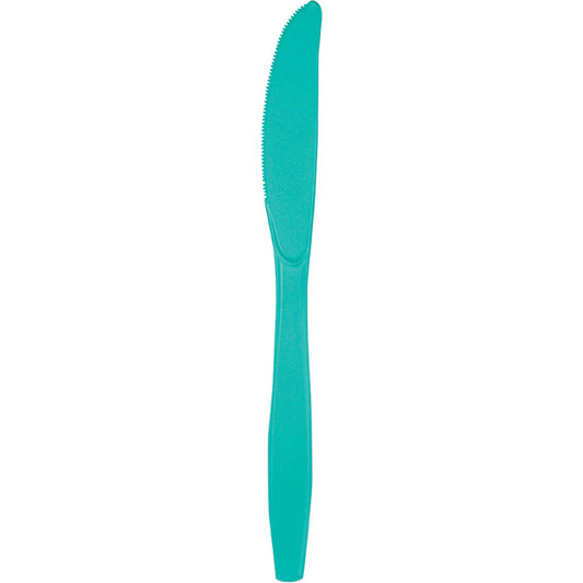 Teal Lagoon Plastic Knives 288 ct