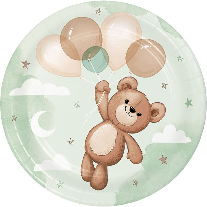 Teddy Bear Dessert Plates 96 ct