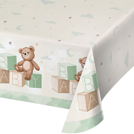 Teddy Bear Paper Tablecloths 6 ct