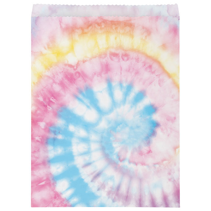 Tie Dye Party Paper Treat Bags 96 ct