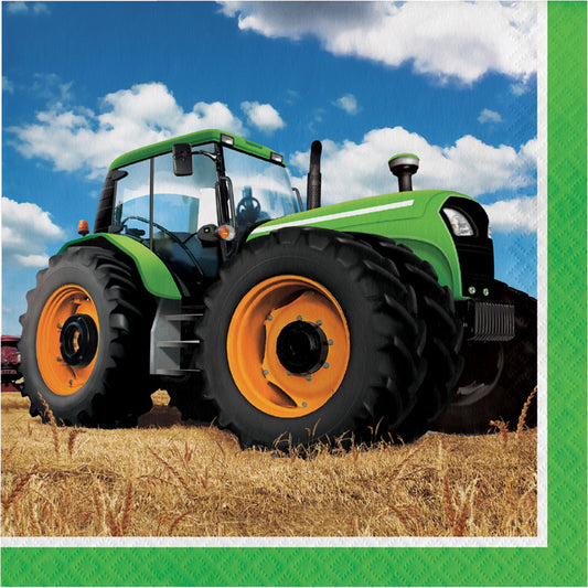 Tractor Time Luncheon Napkins 192 ct