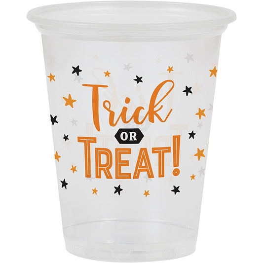 Trick or Treat Halloween Plastic Cups 96 ct