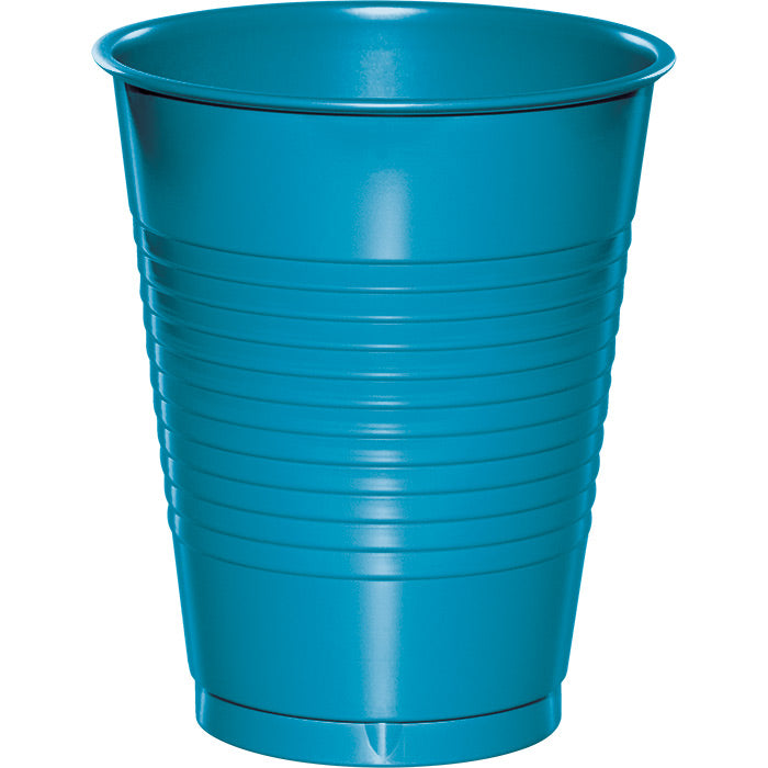 Turquoise 16 oz Plastic Cups 240 ct