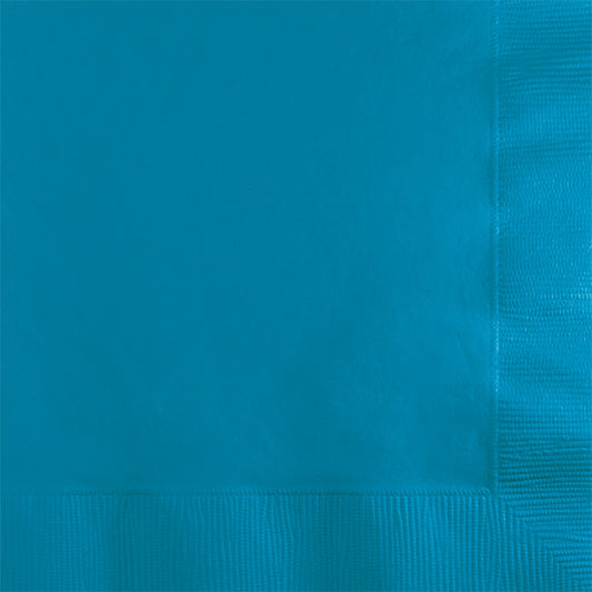 Turquoise 2-Ply Beverage Napkins 600 ct