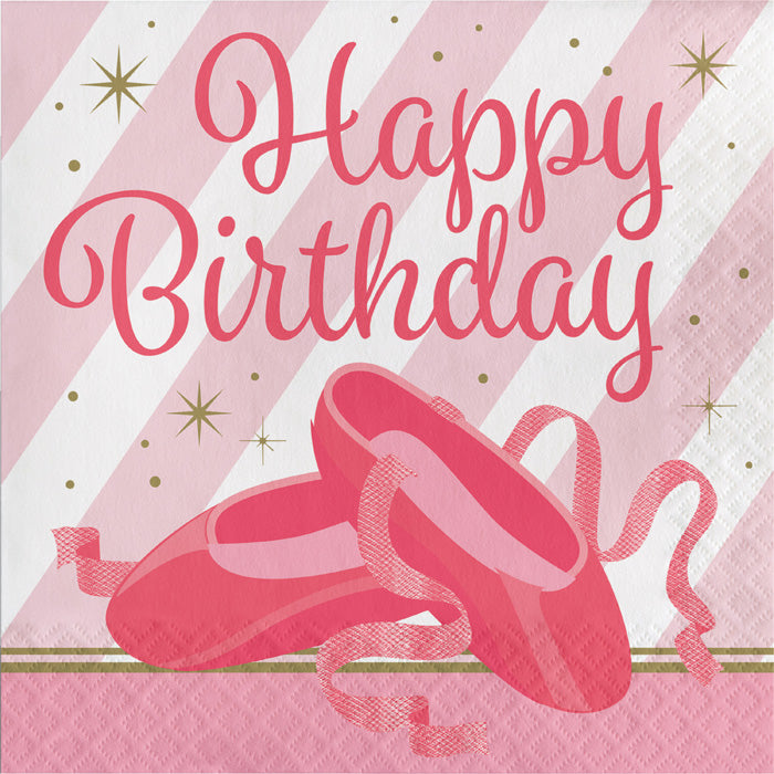 Twinkle Toes Birthday Luncheon Napkins 192 ct