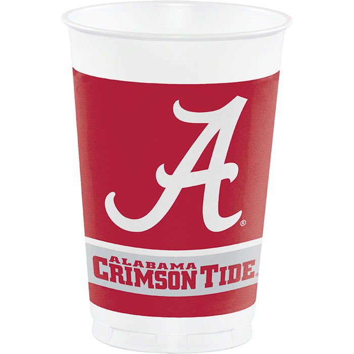 University of Alabama 20 oz Plastic Cups 96 ct