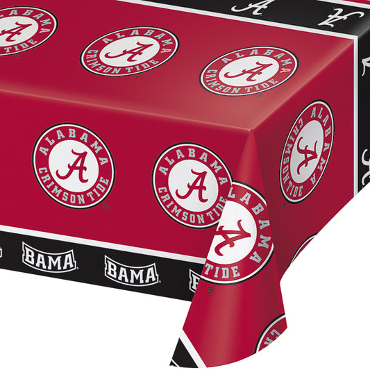 University of Alabama Plastic Tablecloths 12 ct