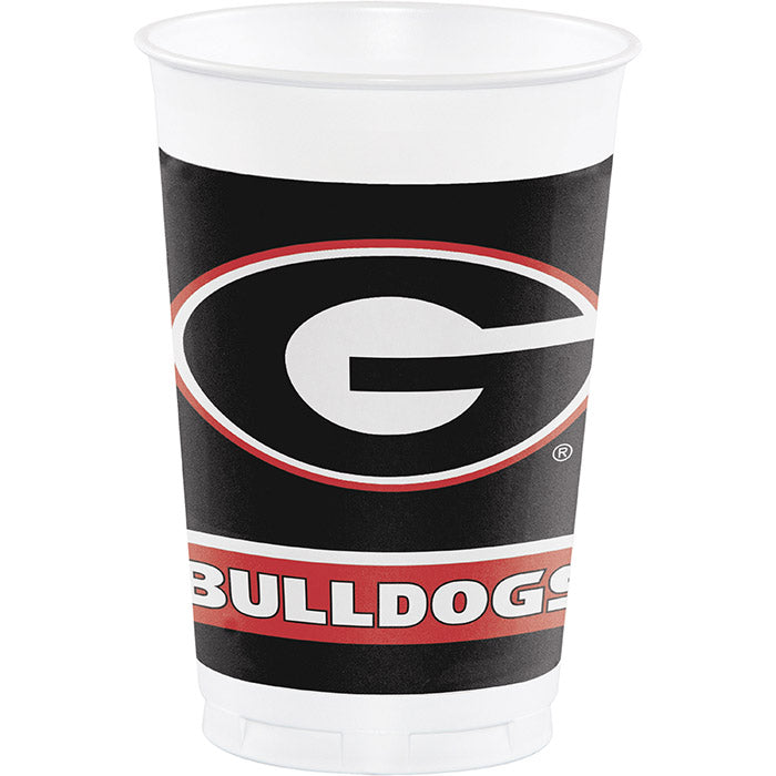 University of Georgia 20 oz Plastic Cups 96 ct