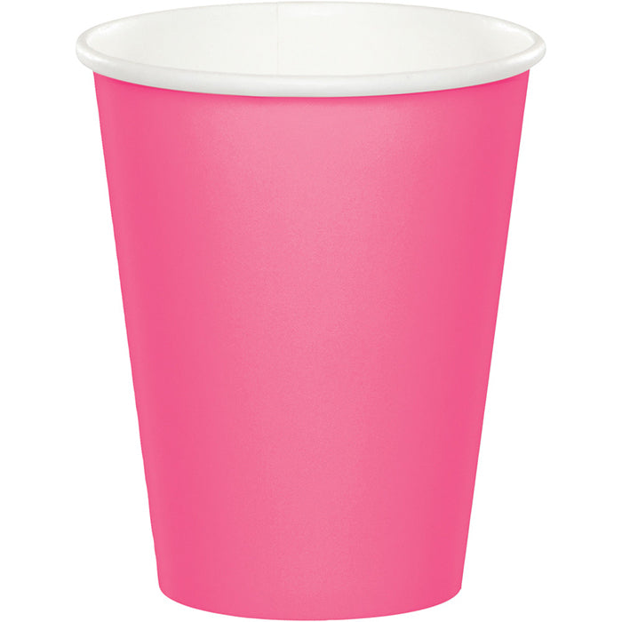 Value Friendly Candy Pink 9 oz Hot & Cold Cups 96 ct