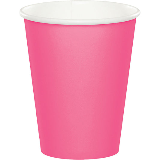 Value Friendly Candy Pink 9 oz Hot & Cold Cups 96 ct