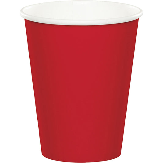 Value Friendly Classic Red 9 oz Hot & Cold Cups 96 ct