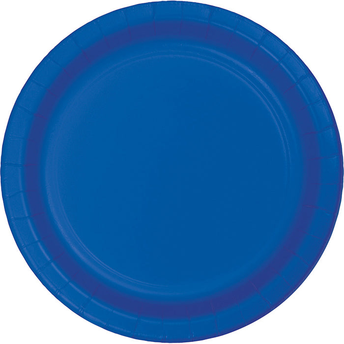 Value Friendly Cobalt Blue Dinner Plates 96 ct