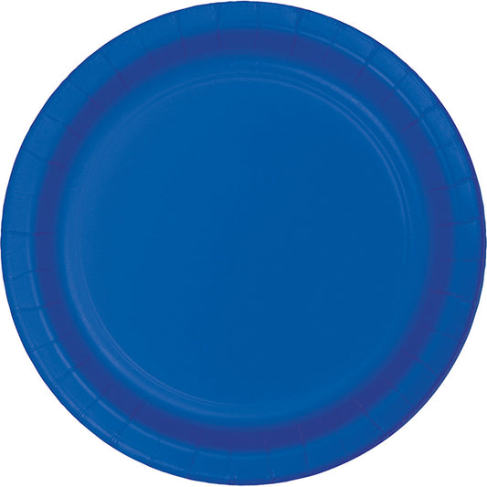 Value Friendly Cobalt Blue Dinner Plates 96 ct