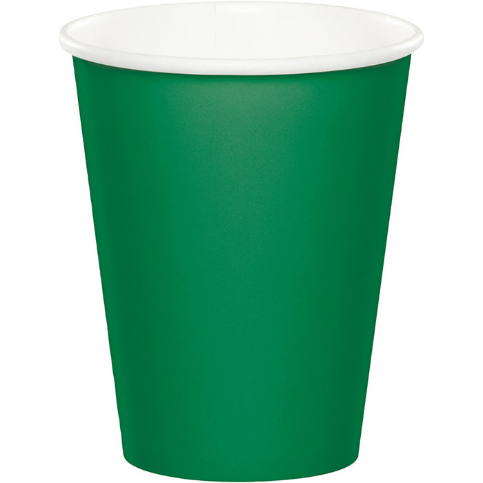 Value Friendly Emerald Green 9 oz Hot & Cold Cups 96 ct