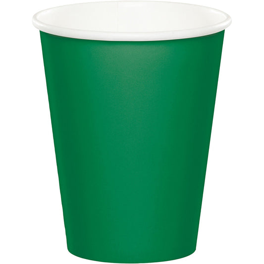 Value Friendly Emerald Green 9 oz Hot & Cold Cups 96 ct