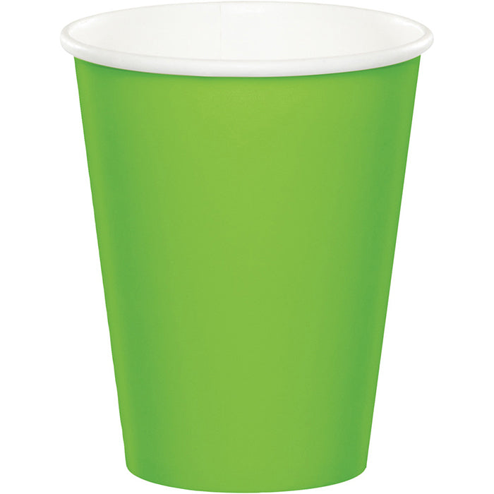 Value Friendly Fresh Lime Green 9 oz Hot & Cold Cups 96 ct