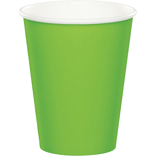 Value Friendly Fresh Lime Green 9 oz Hot & Cold Cups 96 ct