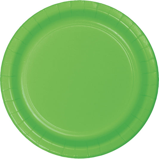 Value Friendly Fresh Lime Green Dessert Plates 96 ct