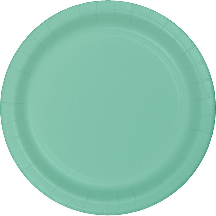 Value Friendly Fresh Mint Green Dessert Plates 96 ct