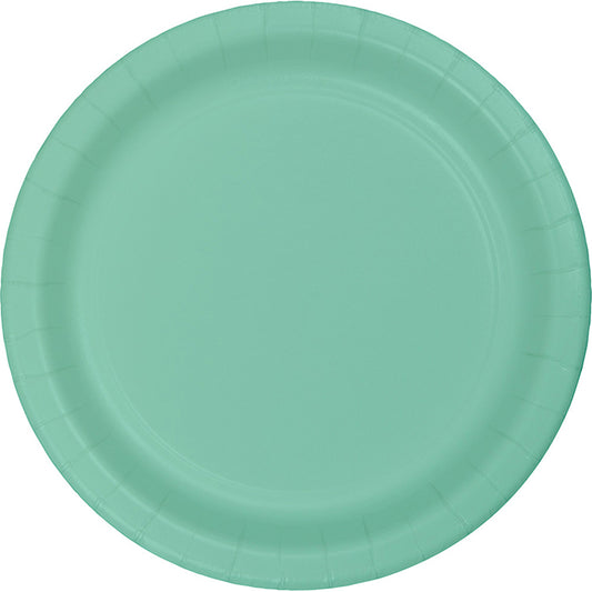 Value Friendly Fresh Mint Green Dessert Plates 96 ct