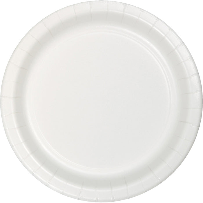 Value Friendly White Dessert Plates 96 ct