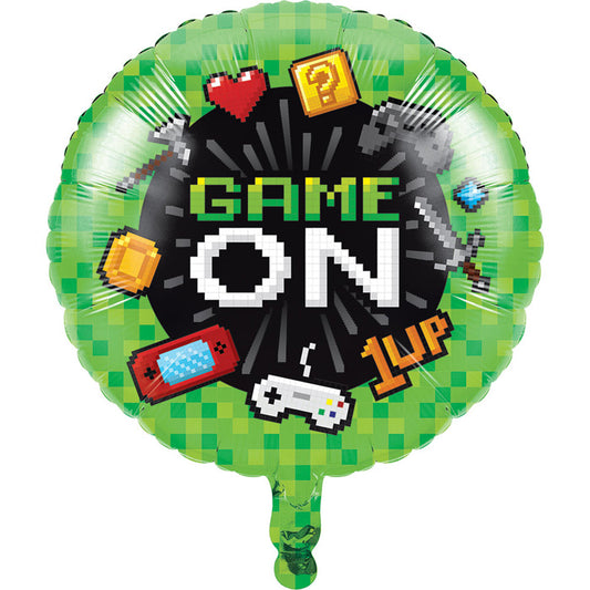 Video Games Party Mylar Balloons 10 ct