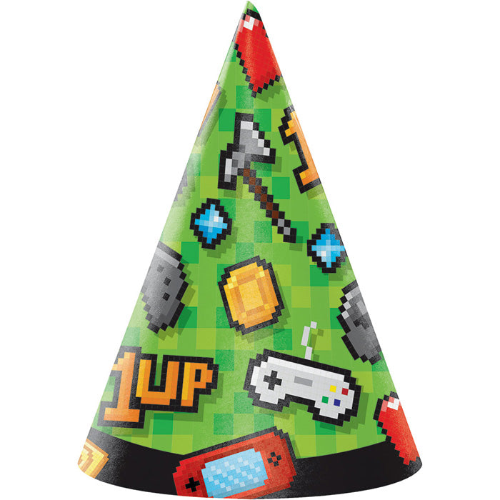 Video Games Party Party Hats 48 ct