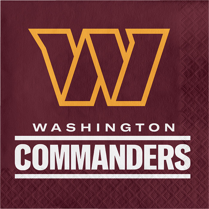 Washington Commanders Napkins 192 ct