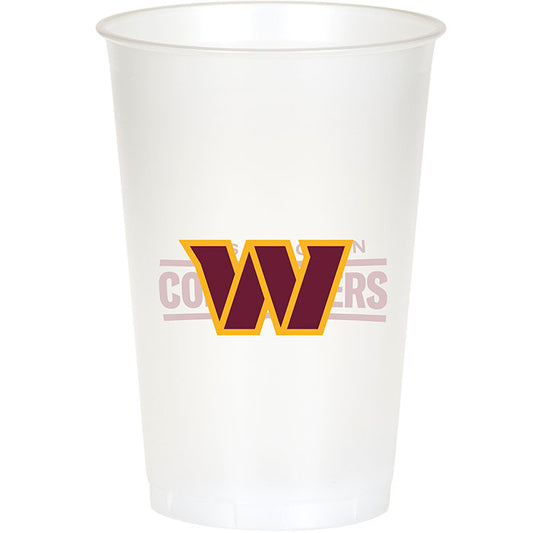 Washington Commanders Plastic Cups 96 ct