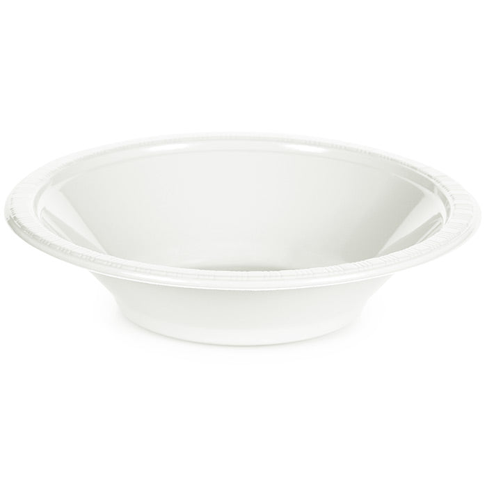 White 12 oz Plastic Bowls 240 ct