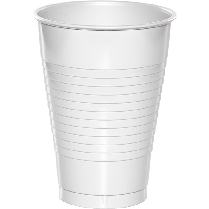 White 12 oz Plastic Cups 240 ct