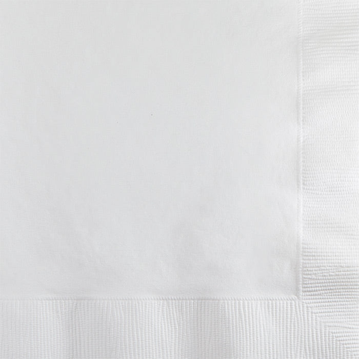 White 2-Ply Beverage Napkins 600 ct