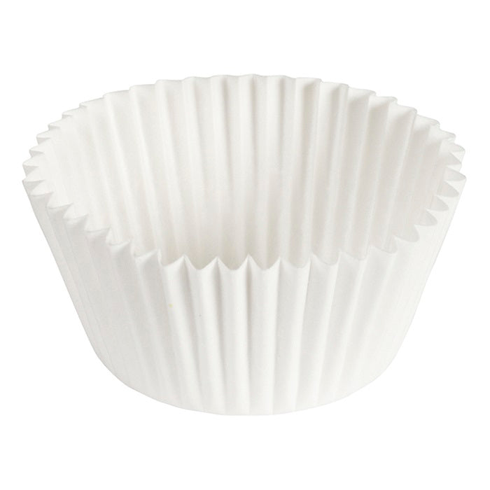 White 4.5" Fluted Baking Cups 10,000 ct