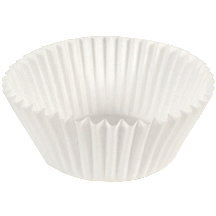 White 4.5" Fluted Baking Cups 2,000 ct