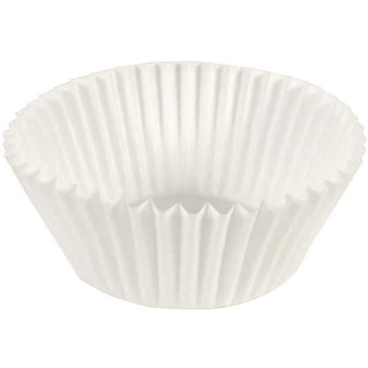 White 4.5" Fluted Baking Cups 2,000 ct