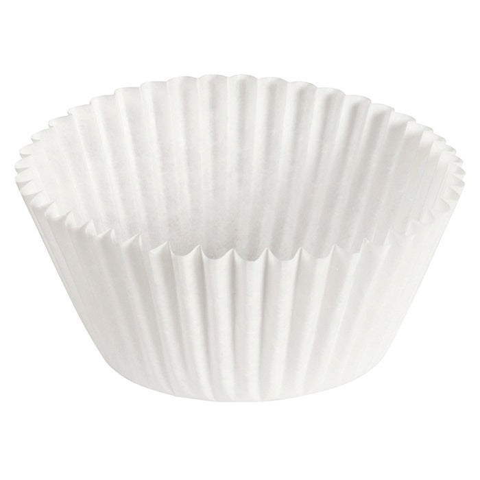 White 5.5" Fluted Baking Cups 10,000 ct