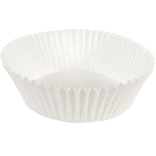 White 6.5" Fluted Baking Cups 5,000 ct