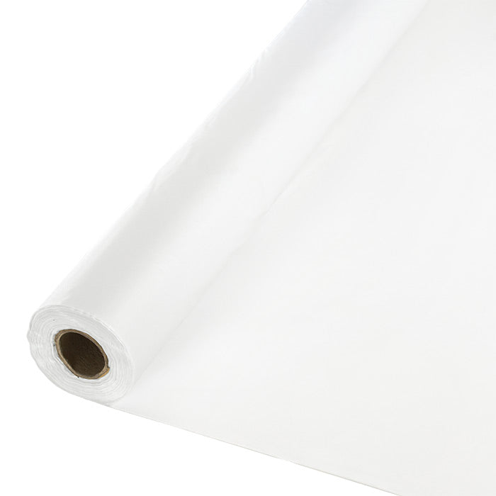 White Banquet Table Roll 1 ct