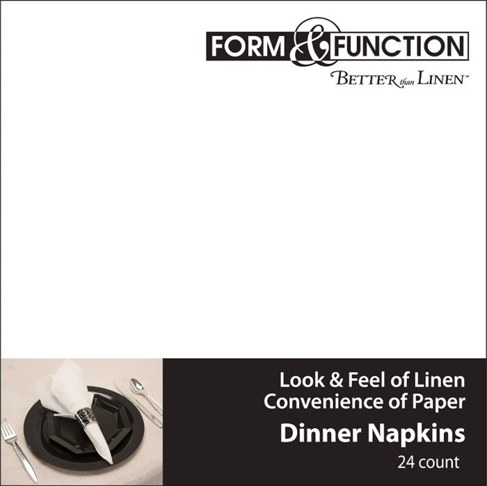 White Better than Linen Dinner Napkins 288 ct