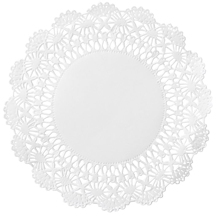 White Cambridge Lace Doilies - 4" 10,000 ct