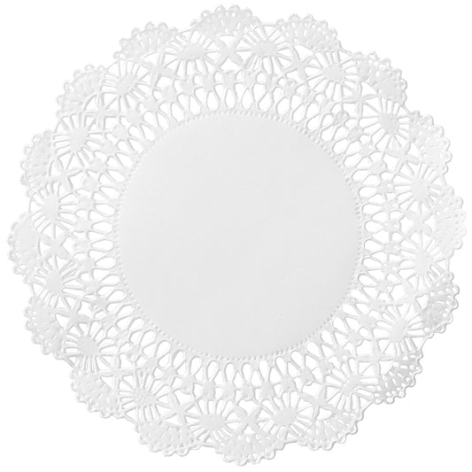 White Cambridge Lace Doilies - 4" 10,000 ct