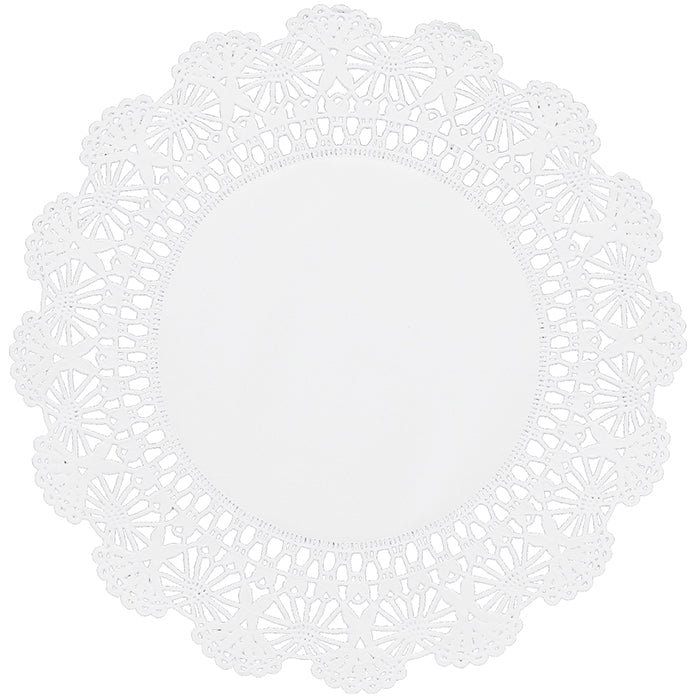 White Cambridge Lace Doilies - 8" 6,000 ct