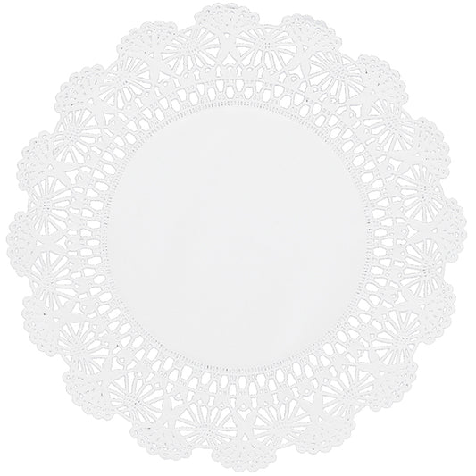 White Cambridge Lace Doilies - 8" 6,000 ct