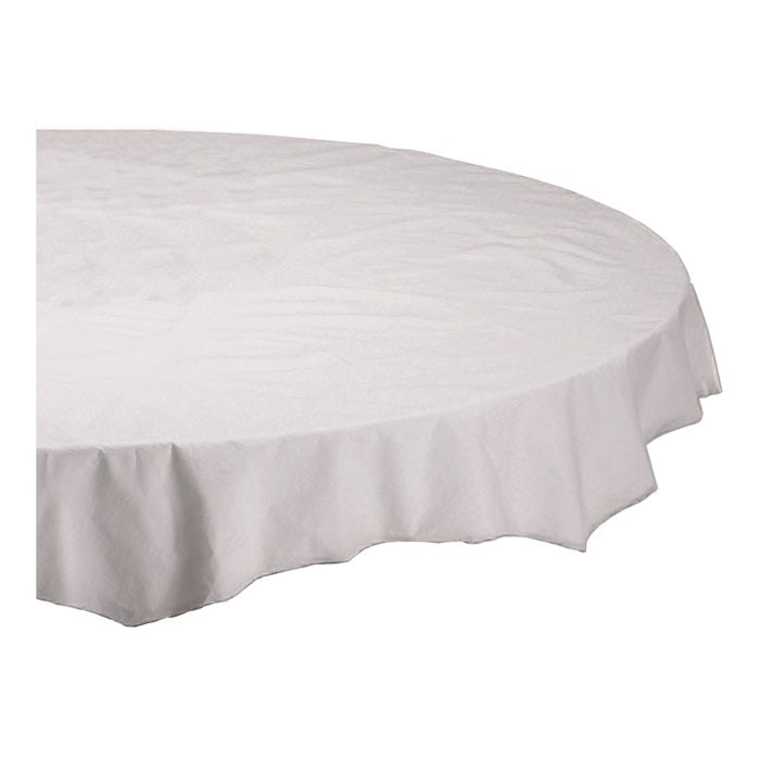 White Cellutex Octy-Round 82" Paper Tablecloths 25 ct